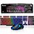 Kit teclado e mouse gamer USB com iluminação LED RGB (KM99) - Imagem 3