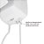Chuveiro elétrico eletrônico 220V 7500w branco futura Lorenzetti - Imagem 4