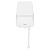 Chuveiro elétrico eletrônico 220V 7500w branco futura Lorenzetti - Imagem 3