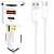 Carregador veicular 30W entrada USB e Type-C Lehmox (LE-507-4) - Imagem 1
