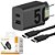 Carregador de celular turbo 50W Type-C + USB com cabo 1 metro Lehmox (LE-491 A+C) - Imagem 5