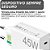 Carregador de celular turbo 45W PD USB com cabo Type-C 1 metro Lehmox (LE-407 A+C) - Imagem 5