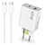 Carregador de celular turbo 45W PD USB com cabo Type-C 1 metro Lehmox (LE-407 A+C) - Imagem 2