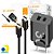 Carregador de celular turbo 30W Type-C + USB com cabo 1 metro Lehmox (LE-490 A+C) - Imagem 2