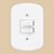 Interruptor 2 Tecla Simples Blanc Fame 10a/250v - Imagem 1