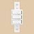 Interruptor 3 Tecla Simples Blanc Fame 10a/250v - Imagem 1