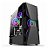 Gabinete Gamer Preto Maxxtro, 4 Fan Led RGB - 3303W - Imagem 1