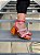 Sandália Salto Manta Brilho Laranja e Rosa - Imagem 5