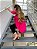 Sandália Salto Manta Brilho Laranja e Rosa - Imagem 3