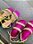 Sandália Salto Manta Brilho Pink e Verde - Imagem 4