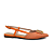 SAPATILHA SLINGBACK BICO FINO LARANJA - Imagem 1