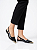 SLINGBACK PONTEIRA DOURADA PRETA - Imagem 2