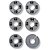 Separador de Roupas para Arara (EXG, G1, G2, G3, G4 e Liso) Transparente - Imagem 1