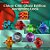 Puzzle Kong Ming Lock Qiyi - The 18 Arthats - Amber - Imagem 2