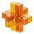 Puzzle Kong Ming Lock Qiyi - Six Pieces - Pale Moon - Imagem 1