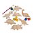 Kit Dinossauros em Madeira para Colorir - Imagem 1