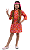 Fantasia Infantil Hippie Feminino - G - Imagem 1