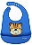 Babador de Silicone com Bolso Coletor Tigre - Imagem 1