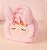 Bolsa Plush Coelha Rosa com Laço alça de mão Metoo - Imagem 1