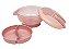 Kit de Refeição com Compartimento Rosa - Imagem 1