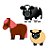 62 Adesivos - Animais da Fazenda - Imagem 2