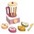Brinquedo de Madeira Kit Liquidificador com Frutas e Corte Rosa - Imagem 1