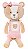 Ursinho Soft Cookie Rosa - Imagem 2