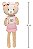 Ursinho Soft Cookie Rosa - Imagem 3