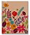 Caderno argolado P Floral Kraft - Imagem 1