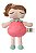 Boneca com Caixa Metoo Mini Angela Frutas Moranguinho 20cm - Imagem 2