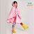 Capa De Chuva Lisa Rosa Claro - Imagem 3