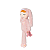 Boneca Metoo Angela Plush Manu Coelha Rosa 33cm - Imagem 3