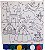 Art Kits Tela Pinta Princesa 25x25 cm - Imagem 1