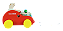 Carrinho de Puxar Urso Com Tambor - Imagem 1