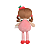 Boneca com Caixa Metoo Angela Frutas Maçazinha 33cm - Imagem 5