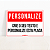 Placa Personalizada - Faça você mesmo - Imagem 1