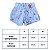 Short Jeans Infantil Branco com Coração Rosa tam 04 - Imagem 4