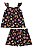 Conjunto Infantil de Blusa e Short Preto Estampado tam 04 06 e 08 - Imagem 2
