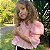 Camisa Infantil Rosa Blogueirinha - tam 06 e 10 - Imagem 6