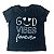 Camiseta Básica Infantil Preta - Good Vibes - tam 04 - Imagem 2