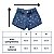 Short Jeans Infantil Bordado Coração - tam 04 - Imagem 7