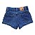 Short Jeans Infantil Bordado Flor - tam 04 - Imagem 5