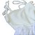 Vestido Branco com Alcinha de Amarrar, cinto e laço de cabelo - tam 6 - Imagem 3