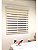 Cortina Persiana Rolo Double Vision 1,4m x 1,6m - Imagem 4