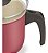 Caneca Leiteira Antiaderente 14cm Com Tampa Vidro - Imagem 3