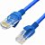 Cabo De Rede Azul 5 Metros Crimpado Rj45 Aumenta Velocidade - Imagem 1