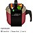 Caneca Leiteira 12cm Antiaderente Com Tampa Vidro Cereja - Imagem 5