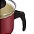 Caneca Leiteira 12cm Antiaderente Com Tampa Vidro Cereja - Imagem 4