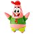 Boneco Patrick Turma Bob Esponja Vinil Articulado Brinquedo - Imagem 2