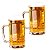 Canecas Para Chopp Cerveja 2 Unid Vidro Grosso 375ml Premium - Imagem 1